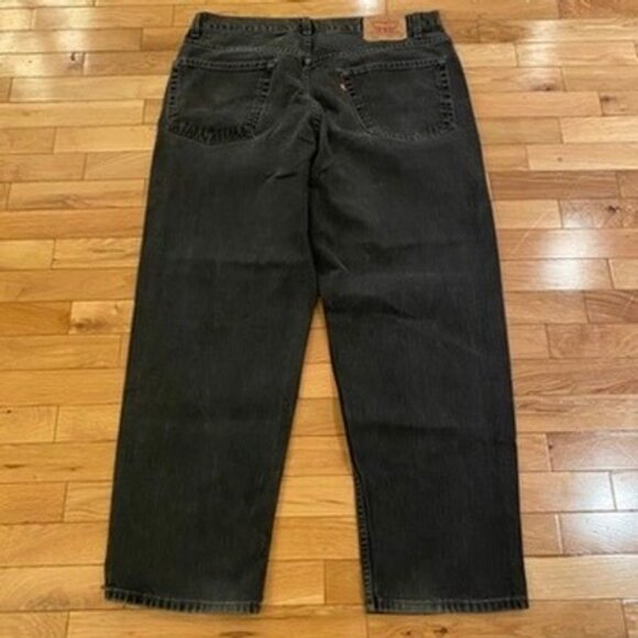 Levi Strauss 550 Mens Jeans Relaxed Fit Dark Wash Size 40x30 - Picture 6 of 6